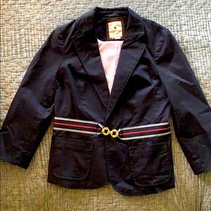Anthropologie Fitted Black Blazer